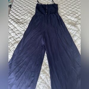 Love Tree Dark Blue Jumpsuit